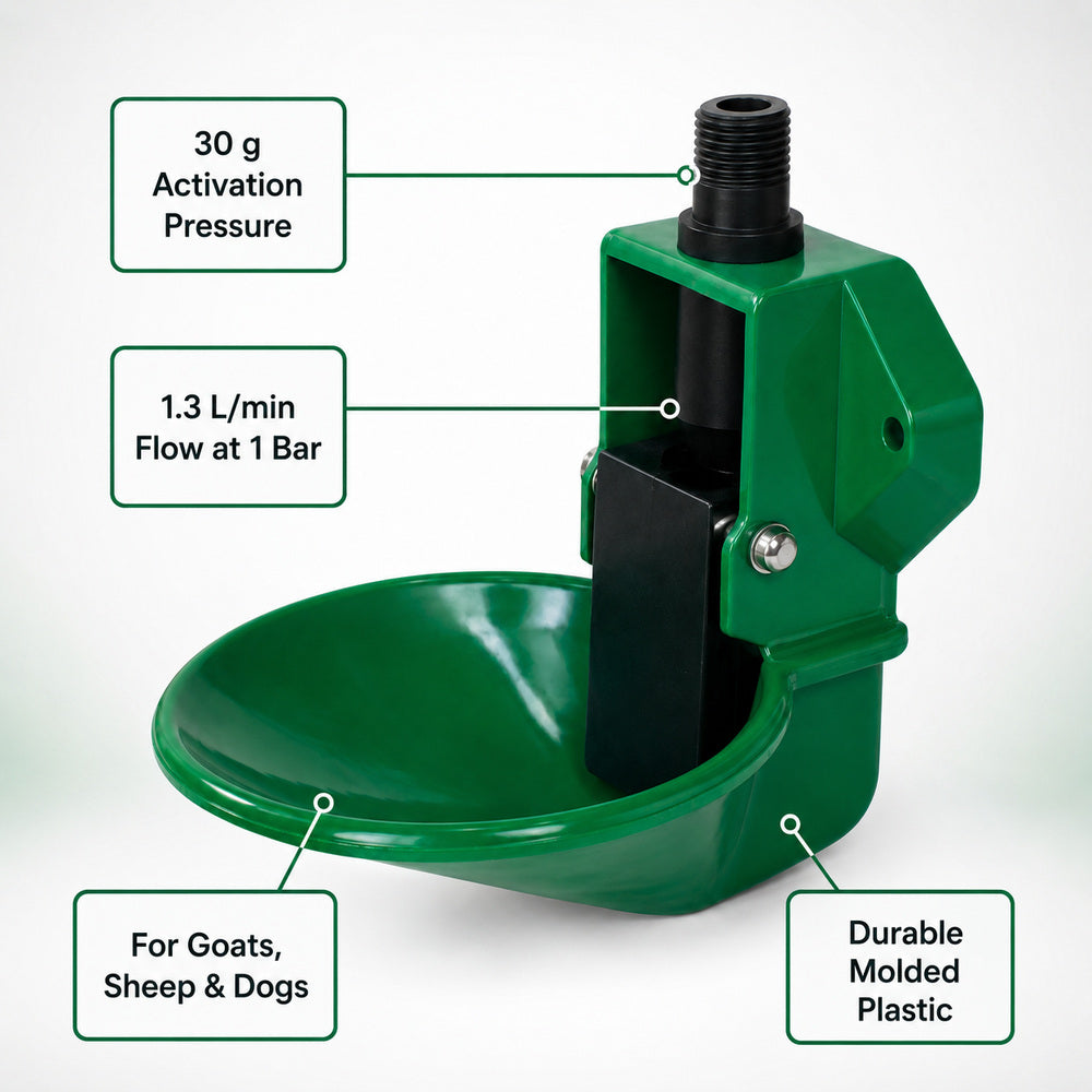 Lister Plastic Drinker for Goat/Sheep/Dog