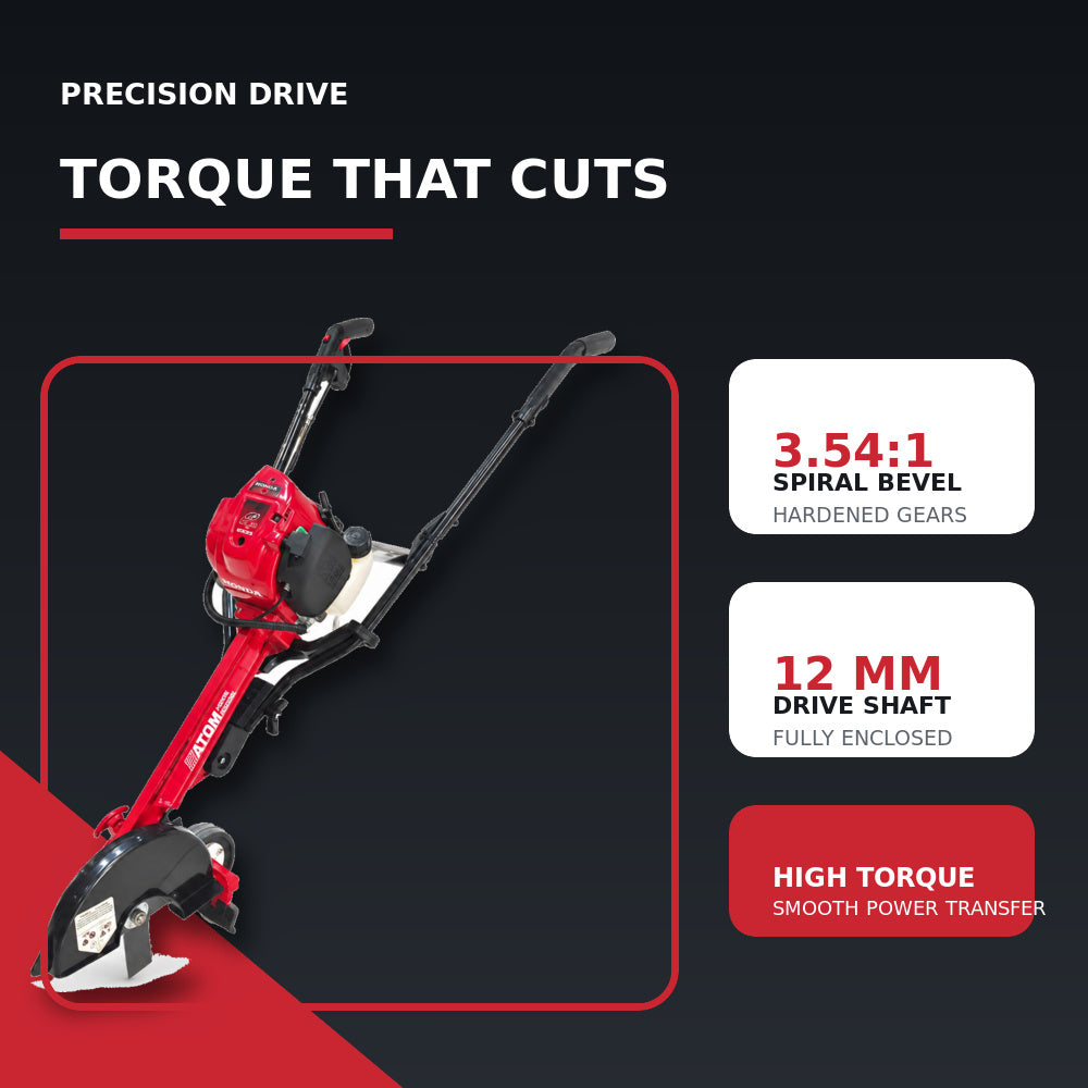 Atom Professional 4-Stroke Edger with 35cc Honda Engine
