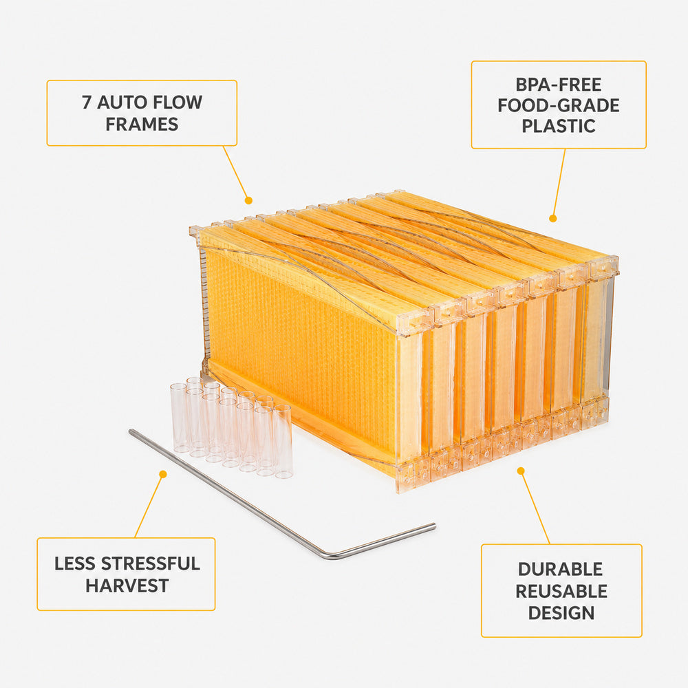 Beehive Beekeeping Flow Hive Frames (7pcs)