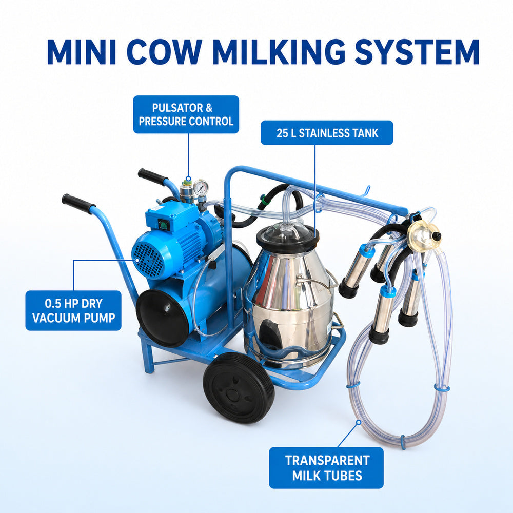 Milkline Milking Machine for Cow Mini (1 bucket)