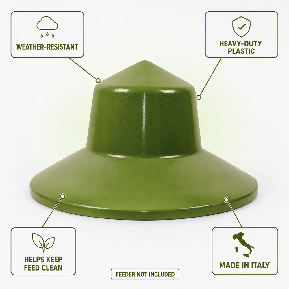 Giordano Garden Rain Cover for Chicken and other similar Birds (Made in Italy)