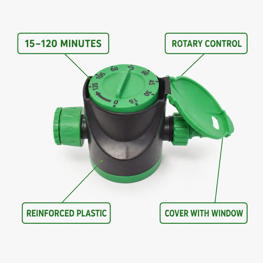 Trapp Brazil Garden Water Timer ,Garden Irrigation Watering Timer, Plant Watering System (DY 908)