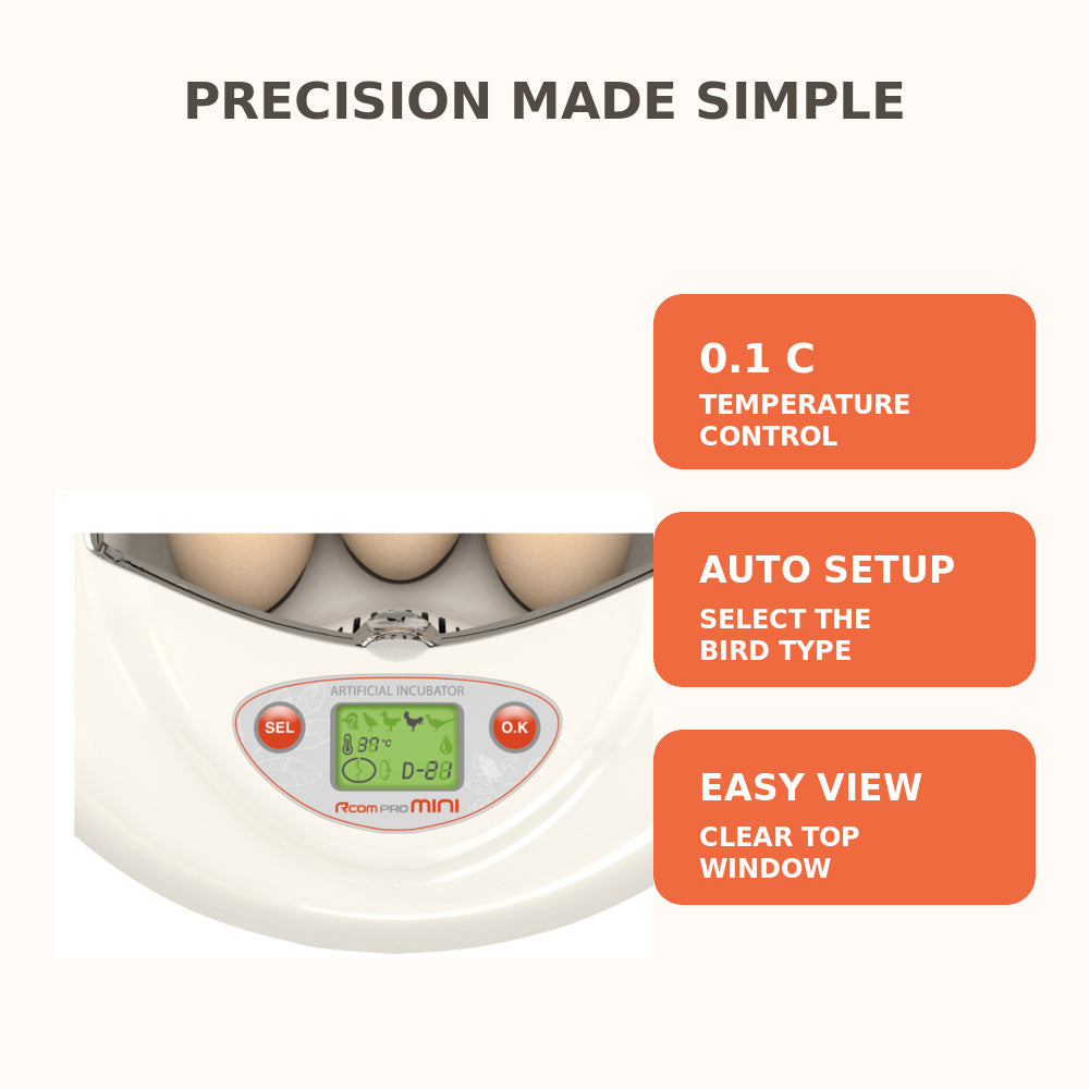 Rcom Mini PRO Incubator (PX-03) (Made in Korea)