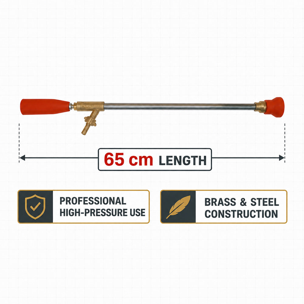 Volpi Sprayer Handle 65cm High Pressure Lance