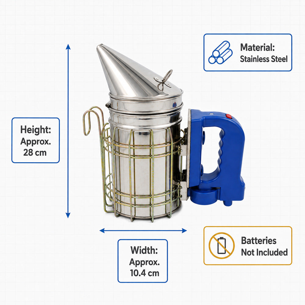 Bee Hive Electric Stainless Steel Smoker