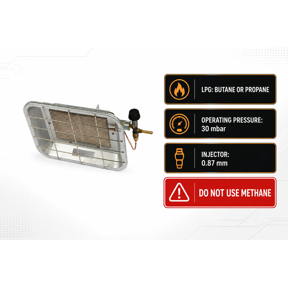 Borotto Infrared Gas Brooder With Security Valve