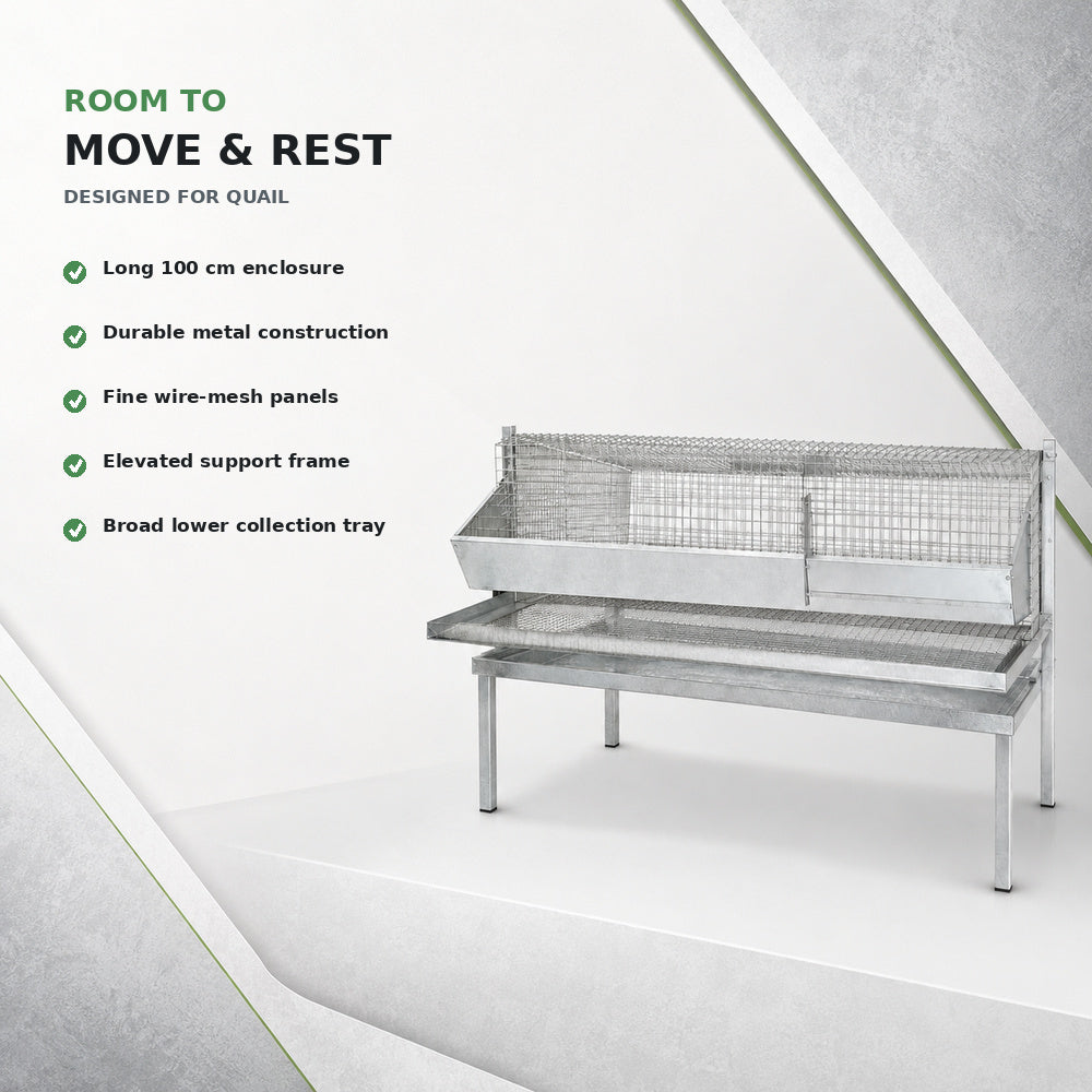 Cage for Quail (100x49x49cm)