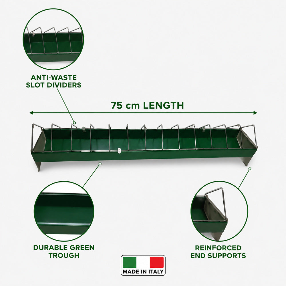 Corti 75cm Feeder for Chicken / Hen & Other Similar Birds (Made in Italy)