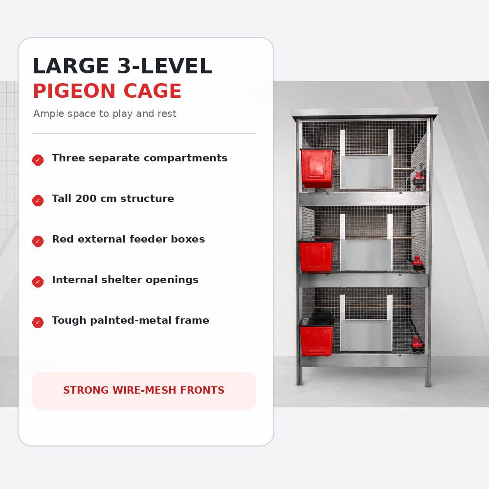 Cage for Pigeon (92x74x200cm)
