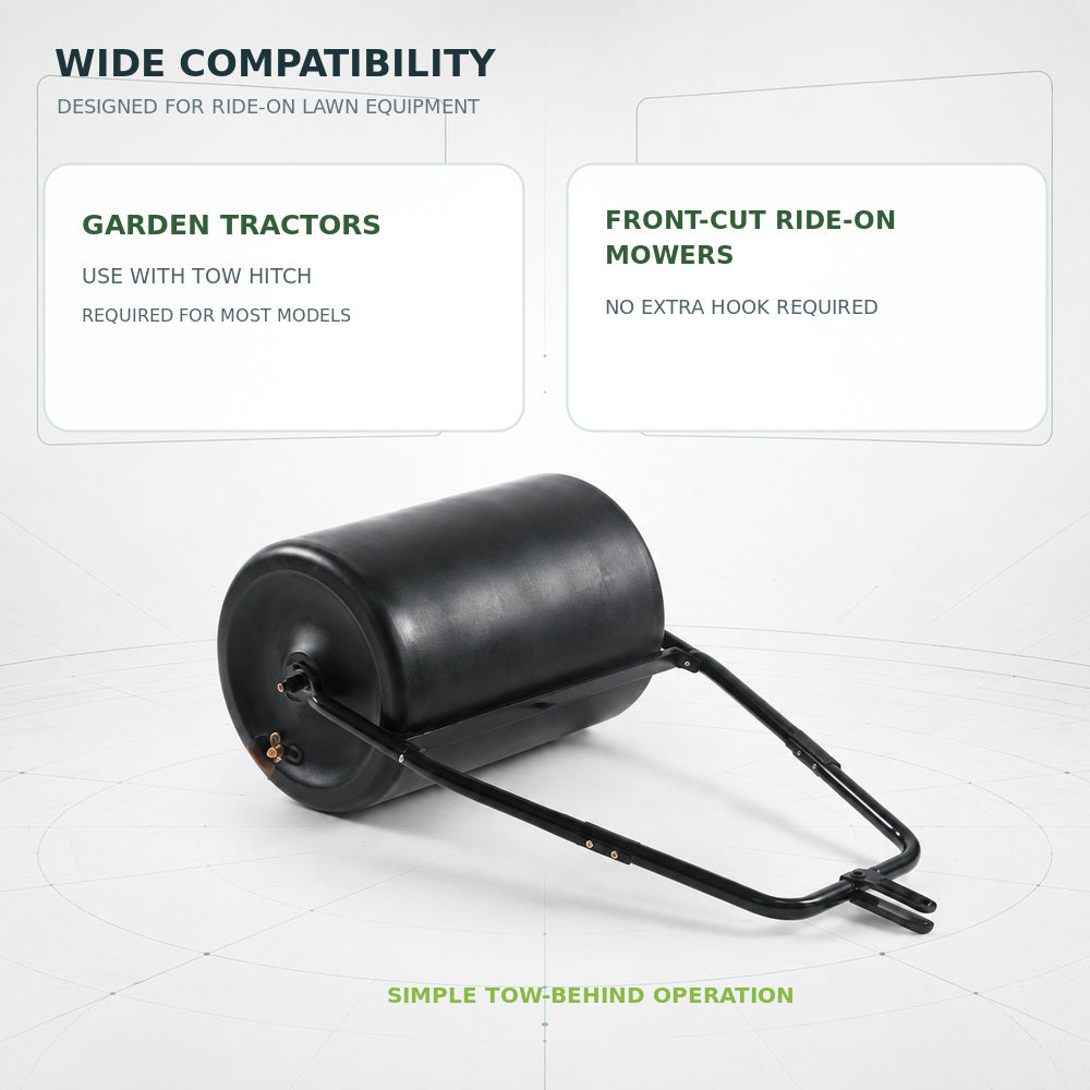Alpina 23" Poly Roller for Lawn Tractor