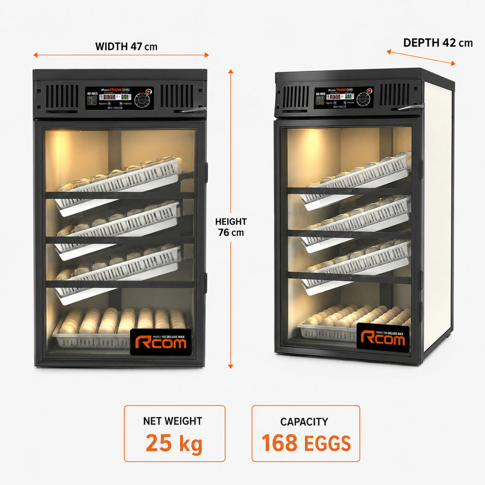 Rcom Maru 190 Deluxe Max Incubator (MX-190CD)