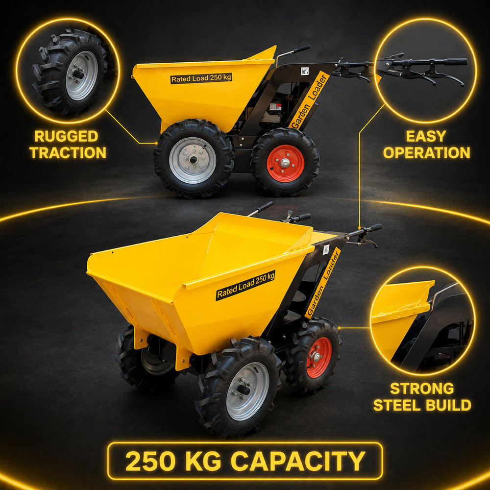 Garden Loader with Standard Bucket (Load Capacity: 250 Kg)
