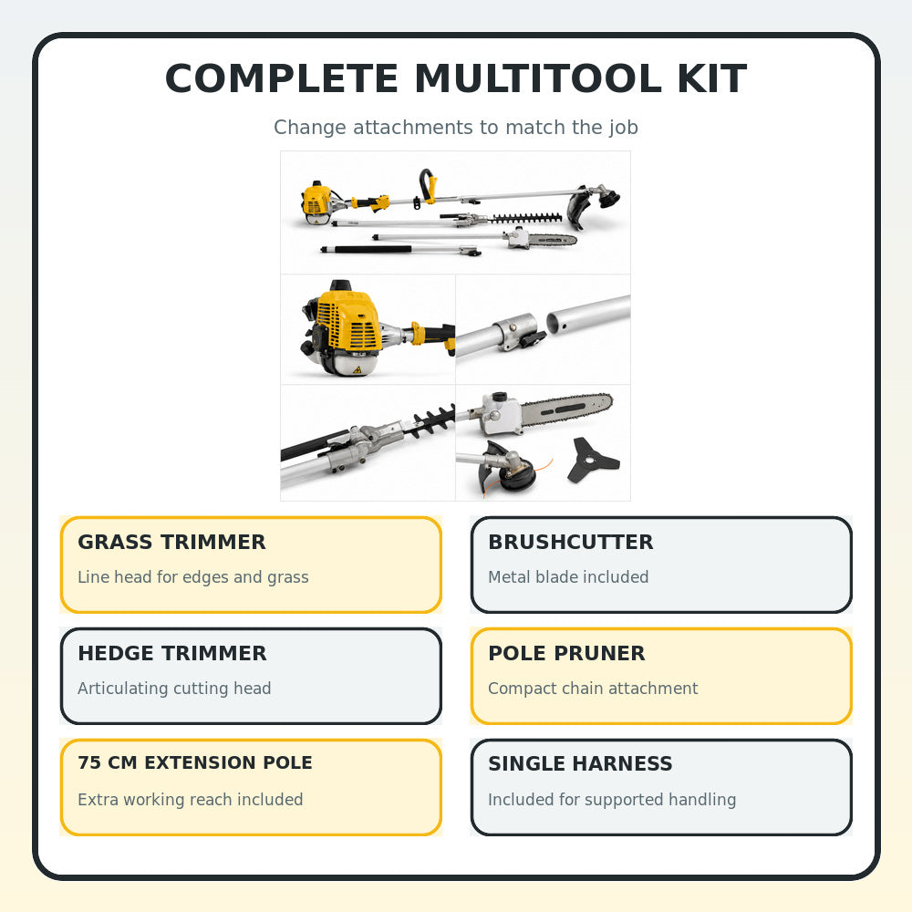 Stiga Petrol Multitool MT 330 - 5 in 1
