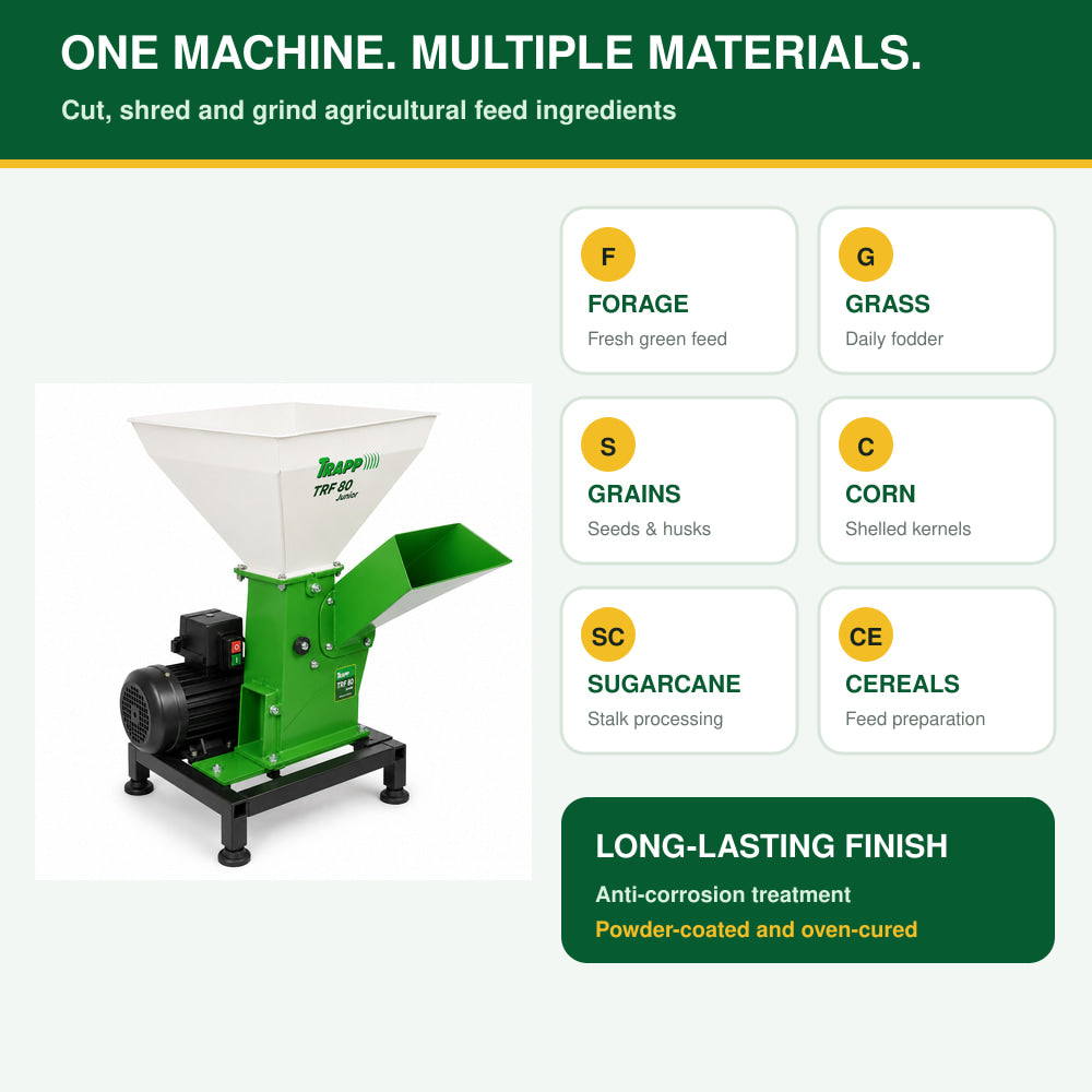 Trapp Foliage Shredder TRF-80 Motor 1.25CV 50 Hz 220V