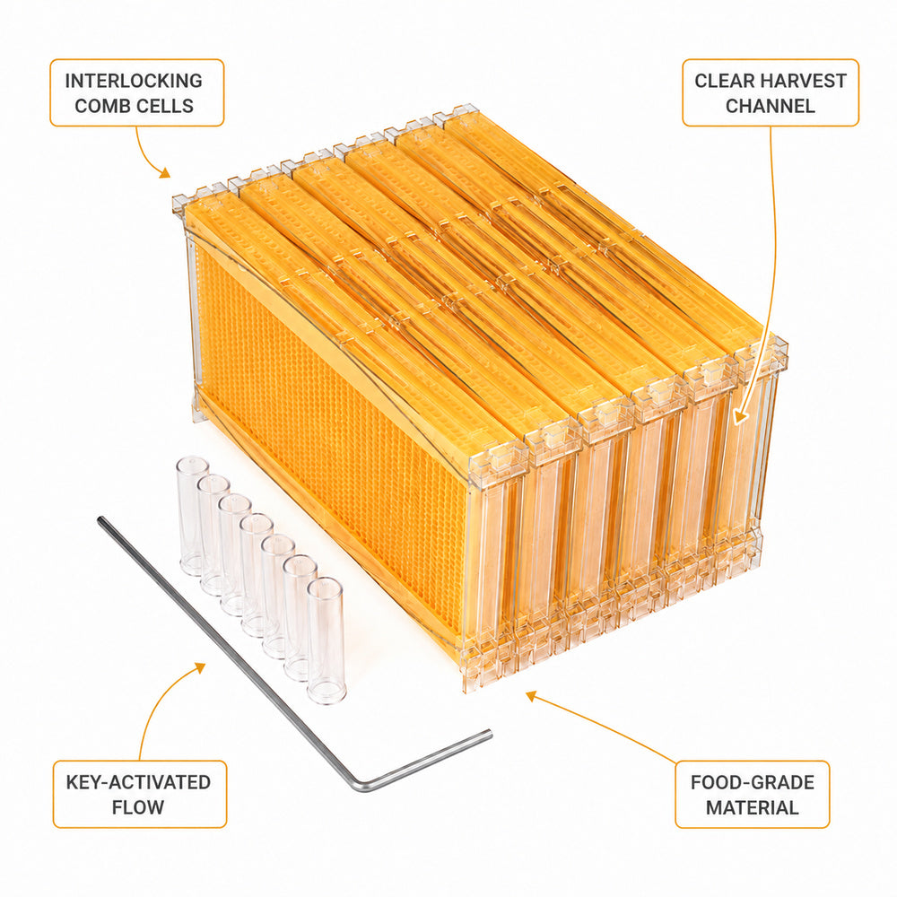 Beehive Beekeeping Flow Hive Frames (7pcs)