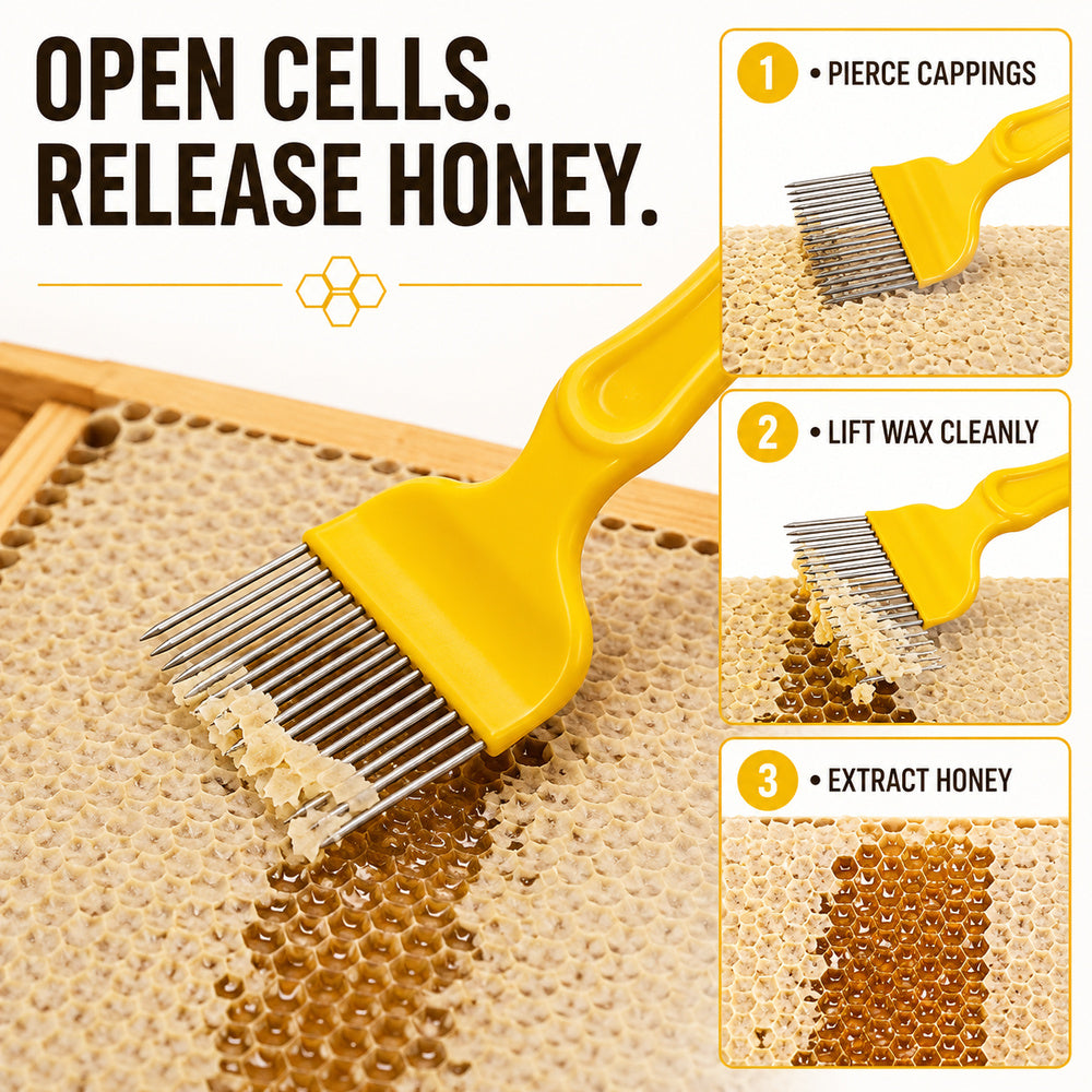 Beehive Flow Bend Needle Uncapping Fork