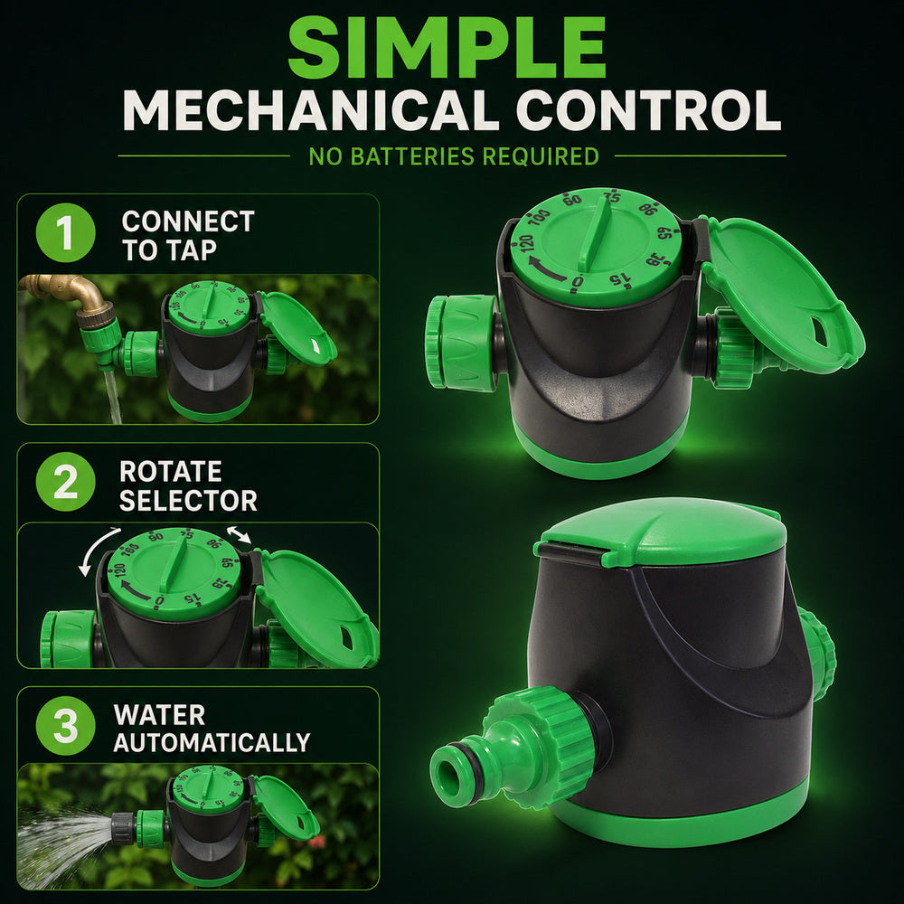 Trapp Brazil Garden Water Timer ,Garden Irrigation Watering Timer, Plant Watering System (DY 908)