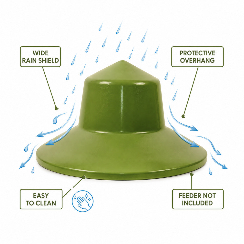 Giordano Garden Rain Cover for Chicken and other similar Birds (Made in Italy)