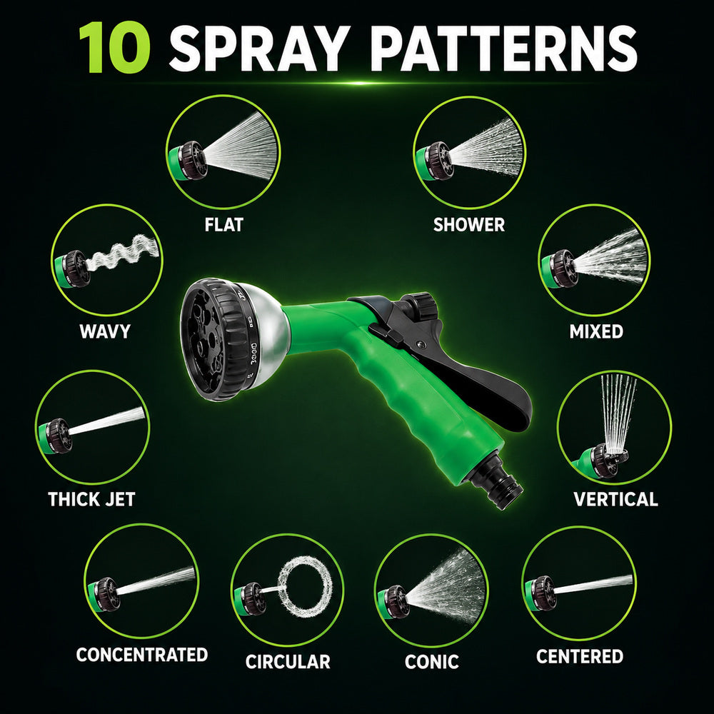 Trapp Brazil Metal Spray Gun Garden Sprayer with 10 Spray Pattern for (DY-2061)