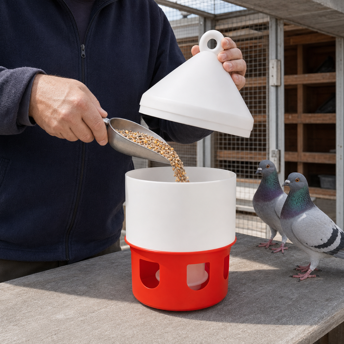 Novital Feeder For Pigeon & Hen 8 Liter