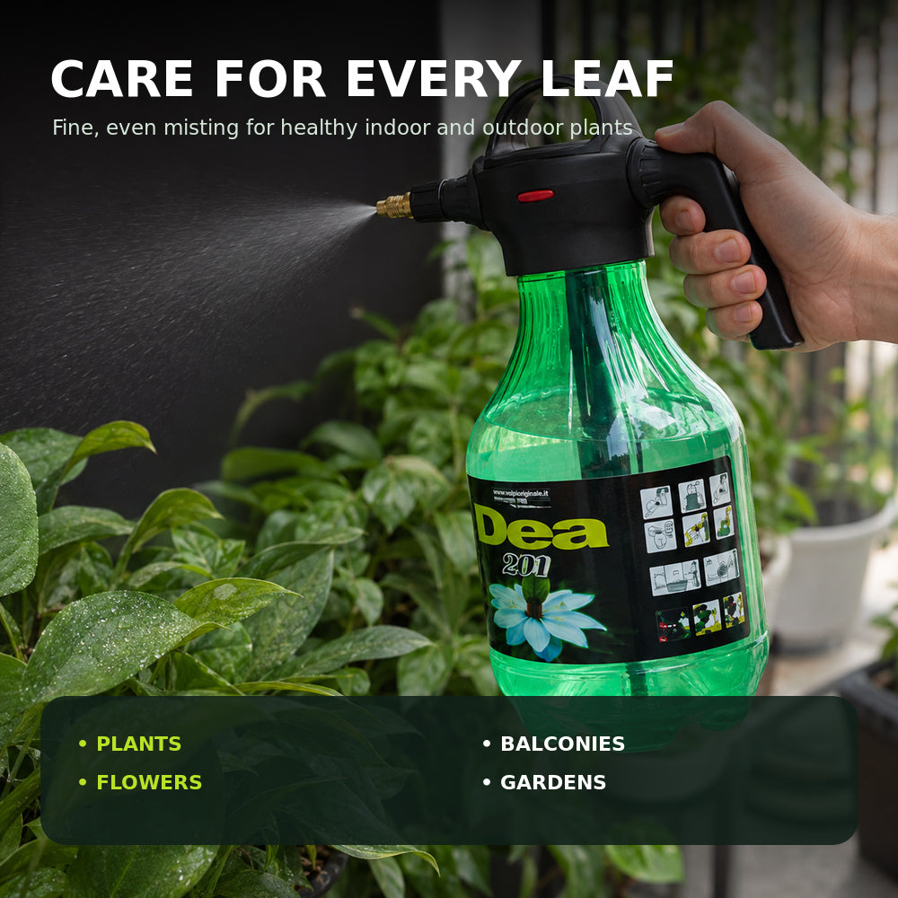Volpi 2L Hand Pressure Water Sprayer with Adjustable Pressure Nozzle - Buy 2 Get 1 FREE