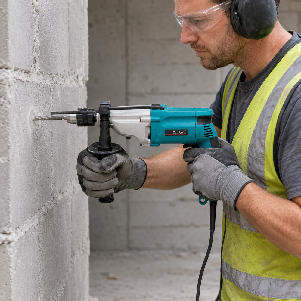 Makita 2 Speed Impact Hammer Drill 20mm, 800W (HP2000)