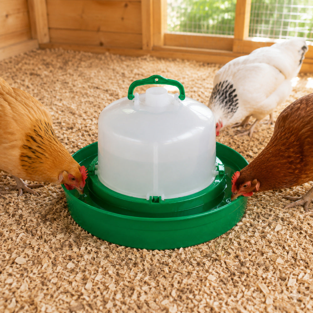 Gaun 5 Liter Bird Drinker with Deep Base for Chicken and other similar Birds (Made in Spain)