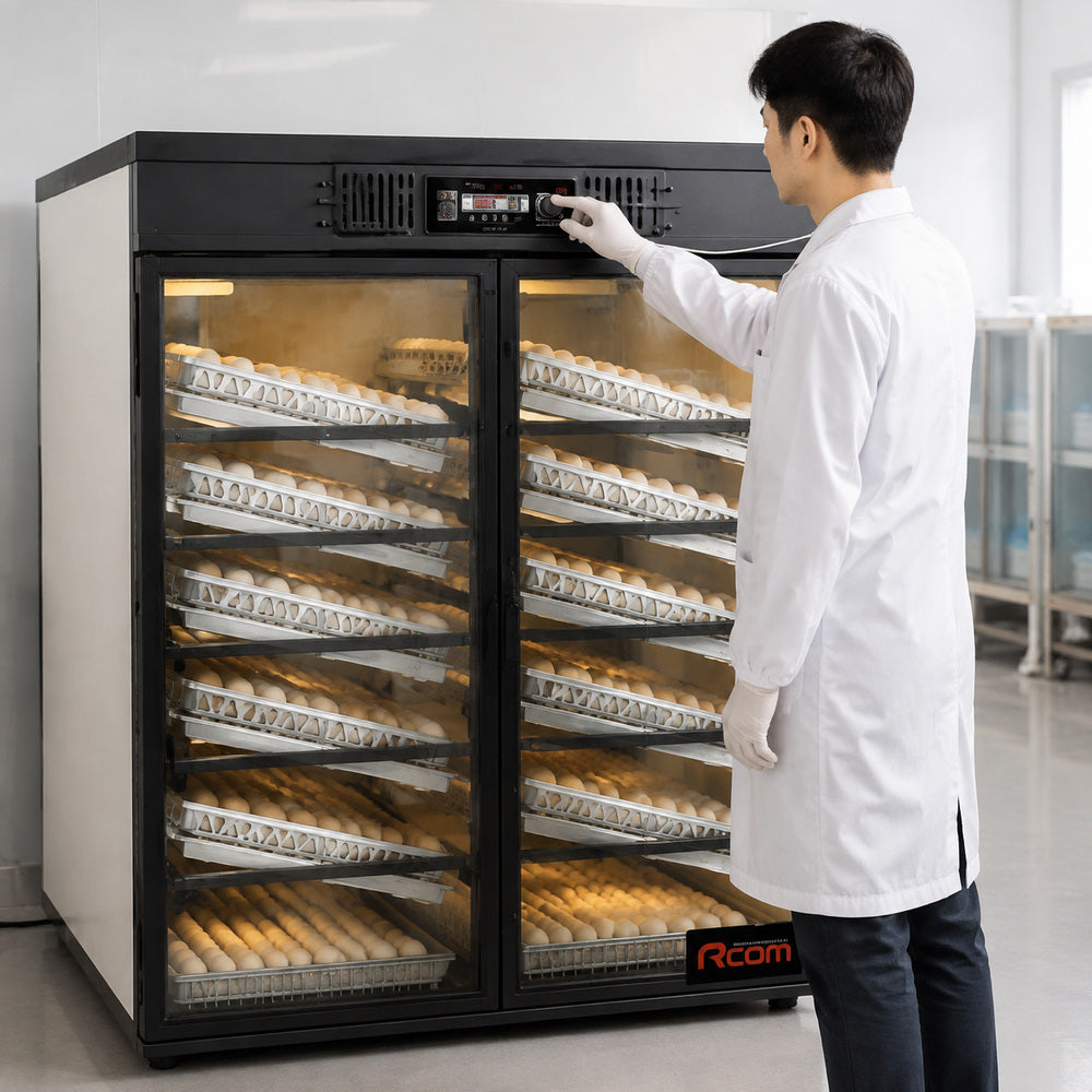 Rcom Egg Incubator 840 Eggs Capacity, Maru 1000 Deluxe Max (Made in Korea)