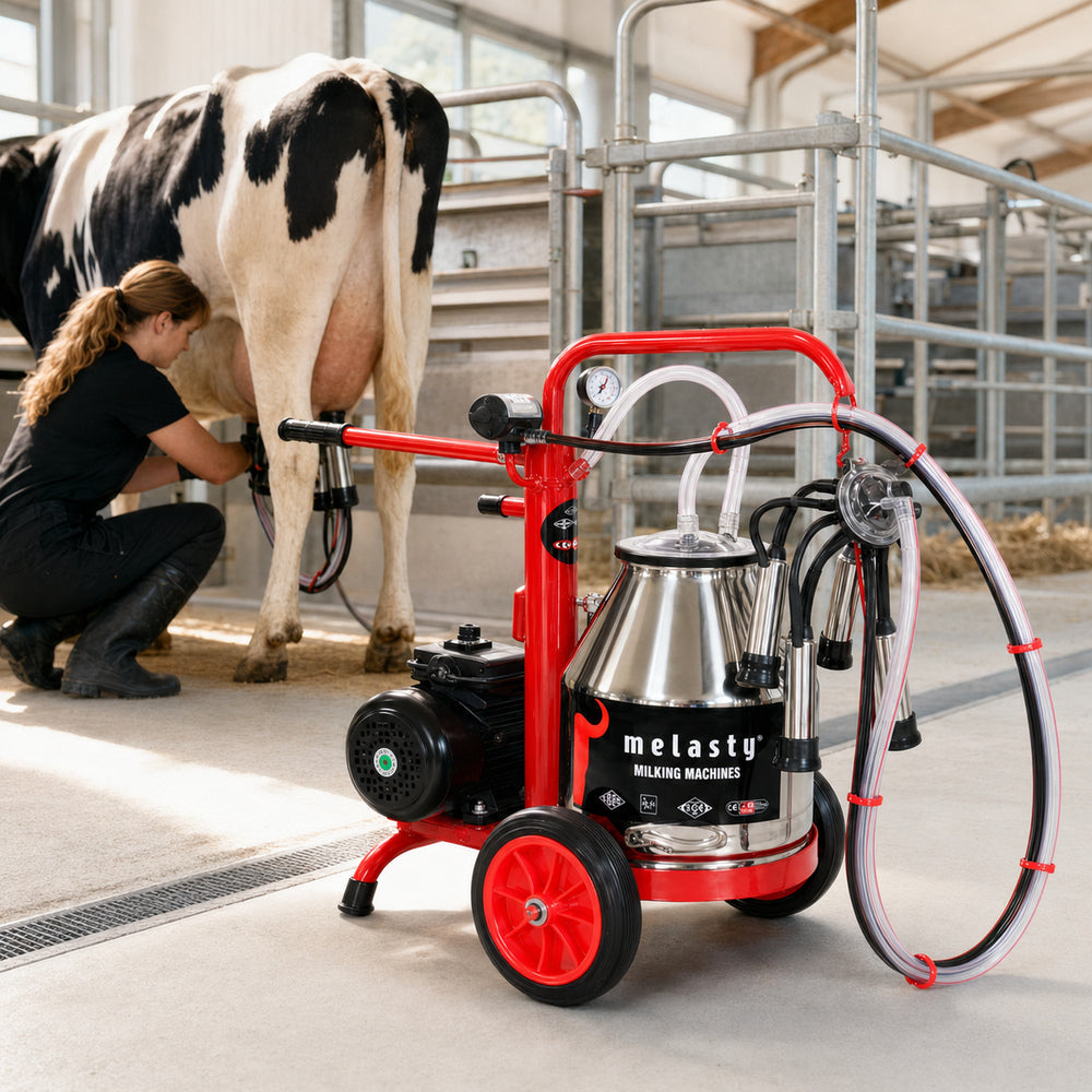 Melasty 25L Electric Single Milking Machine for Cow, 220V (Made in Turkey)