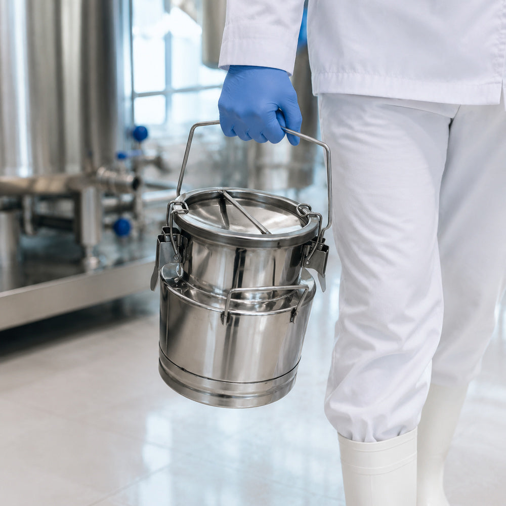 Stainless Steel Milk Container (5 Liter Capacity)