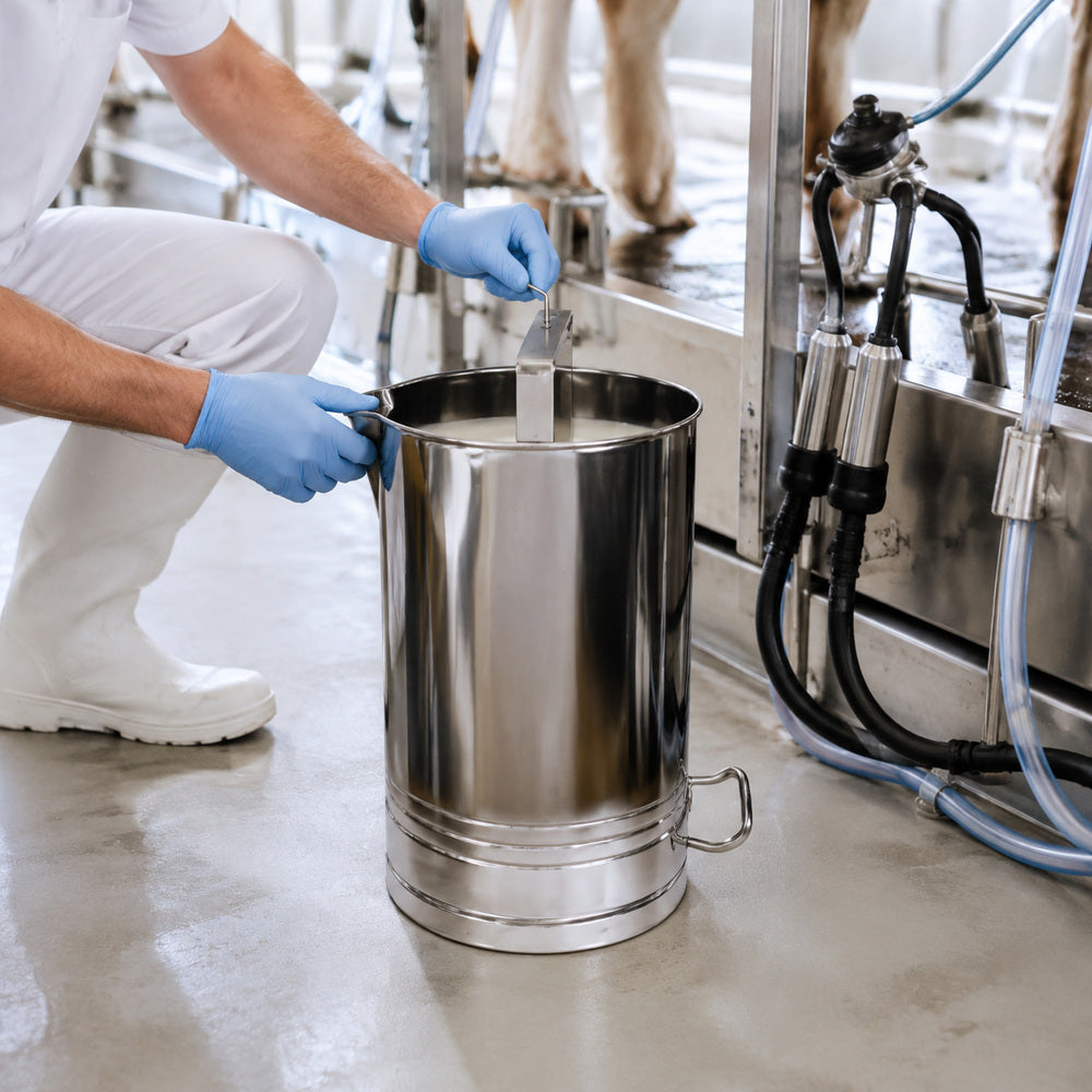 Melasty Stainless Steel Milk Meter 20 Liter Capacity