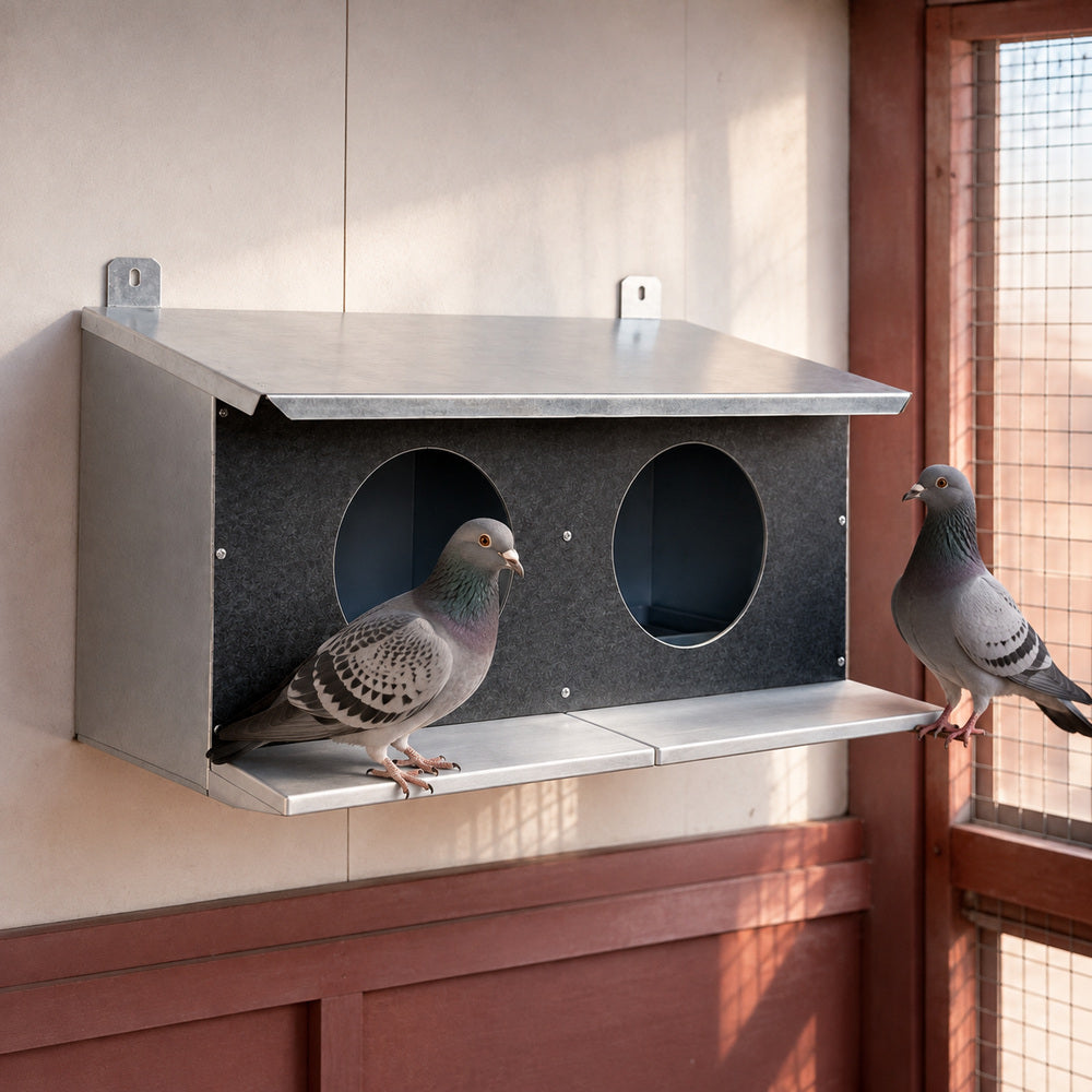 Novital Dovecote 2 Bird Nests for Pigeons and Other Similar Birds (Made in Italy)