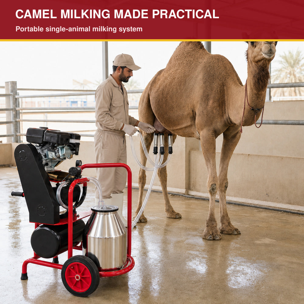 Melasty Single Milking Machine for Camel (Made in Turkey)