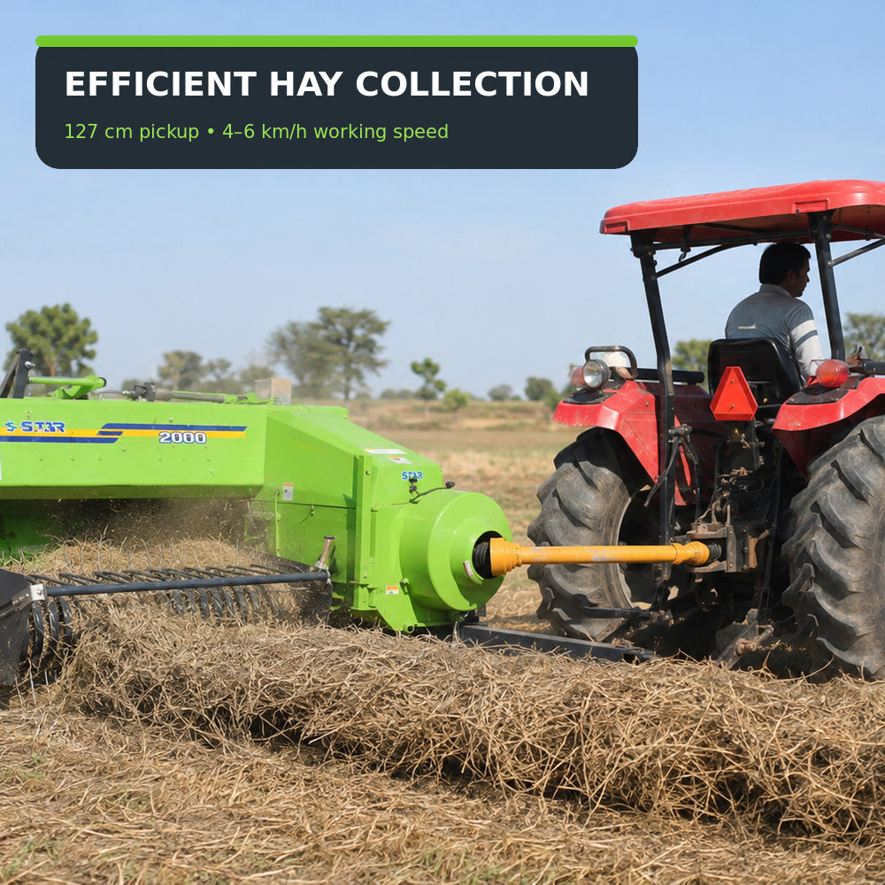 Star Square Hay Baler (IHI 2000), Green,Dimensions 430 X 215 X 130 cm, Weight 920 Kg, ( Made In Japan )