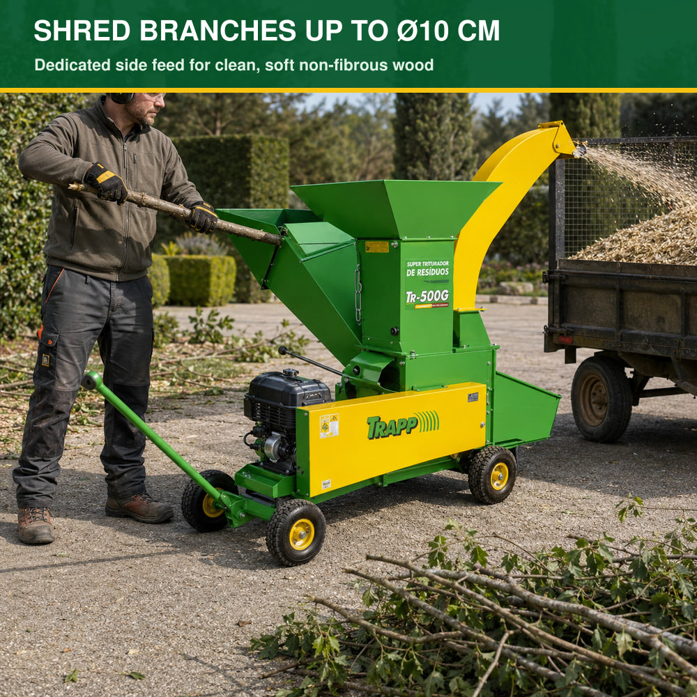 Trapp Organic Shredder TR-500G 13-15HP Briggs Engine