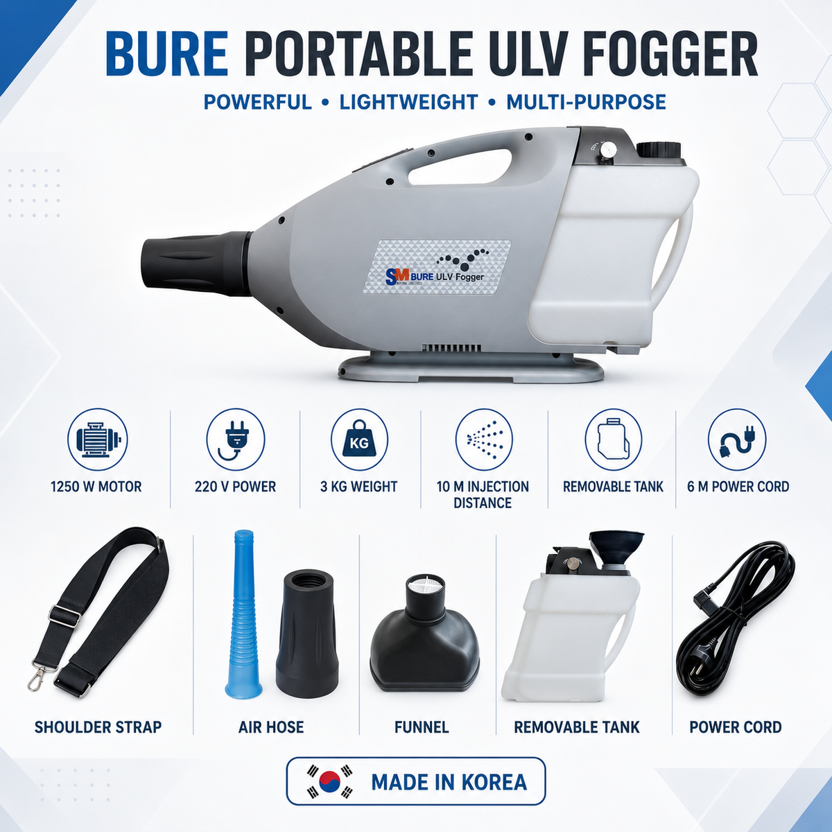 Bure Pest Control Portable ULV Fogger (Made in Korea)