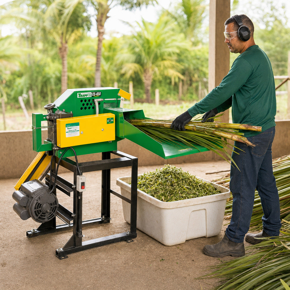Trapp Brazil Animal Ration Shredder ES-450, 3CV/50HZ-220/440V Single Phase