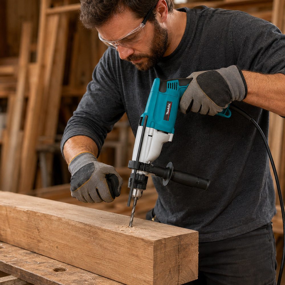 Makita 2 Speed Impact Hammer Drill 20mm, 800W (HP2000)
