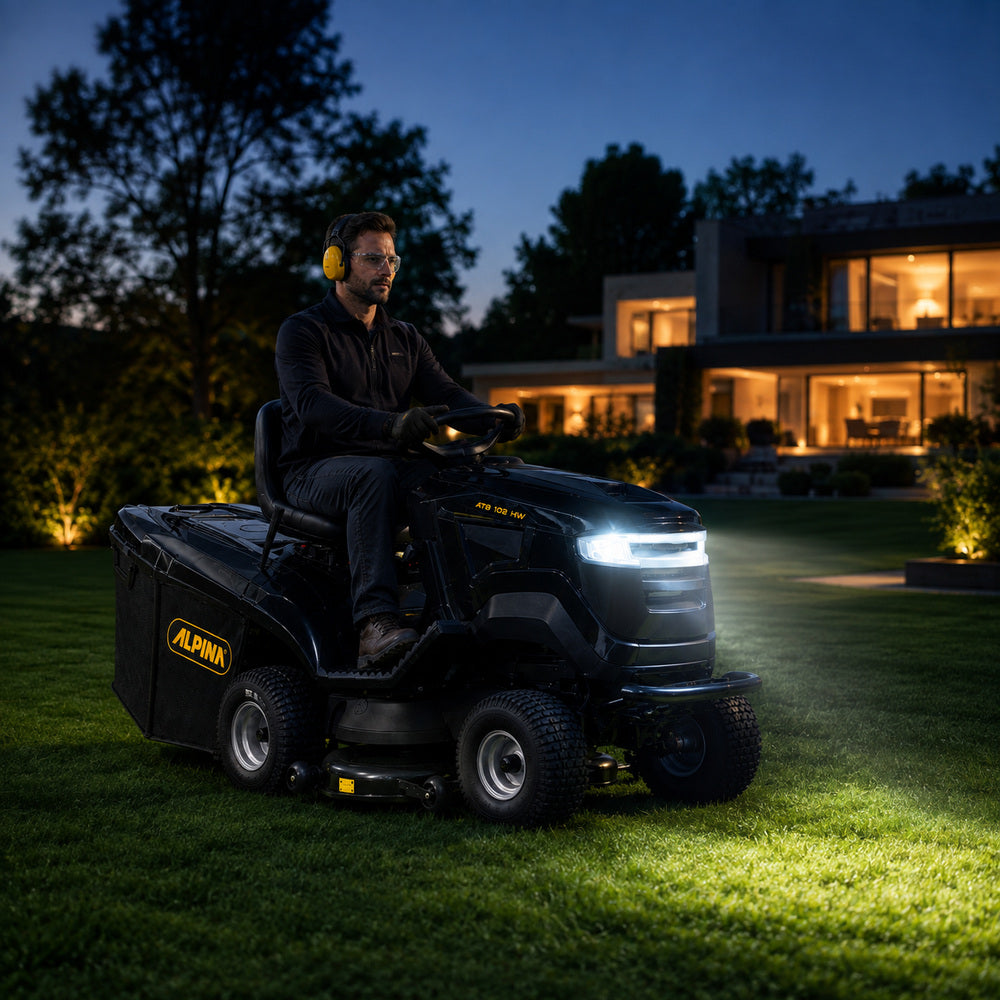Alpina Lawn Tractor 656cc Briggs & Stratton Engine, 102 cm Cutting Deck (AT8 102 HW)