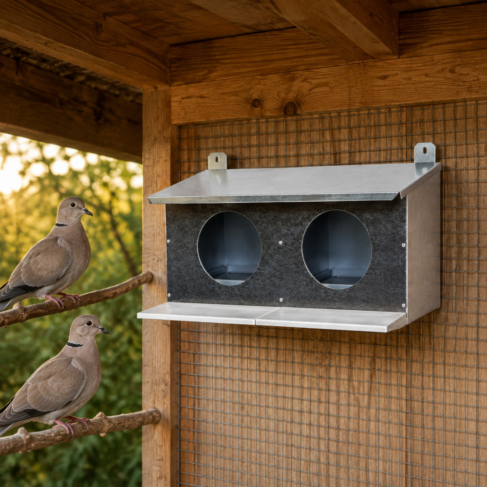 Novital Dovecote 2 Bird Nests for Pigeons and Other Similar Birds (Made in Italy)