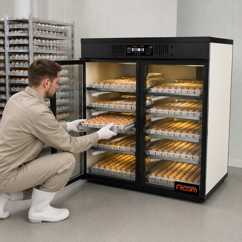 Rcom Egg Incubator 840 Eggs Capacity, Maru 1000 Deluxe Max (Made in Korea)
