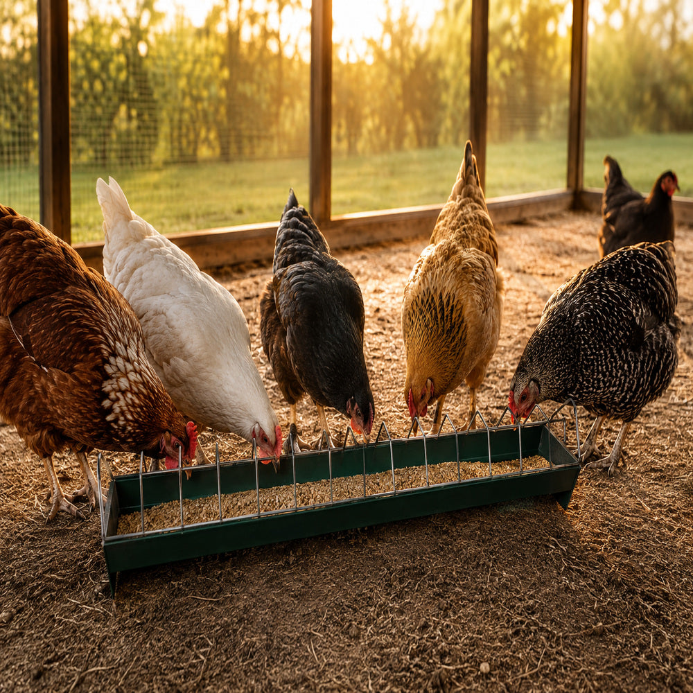 Corti 75cm Feeder for Chicken / Hen & Other Similar Birds (Made in Italy)