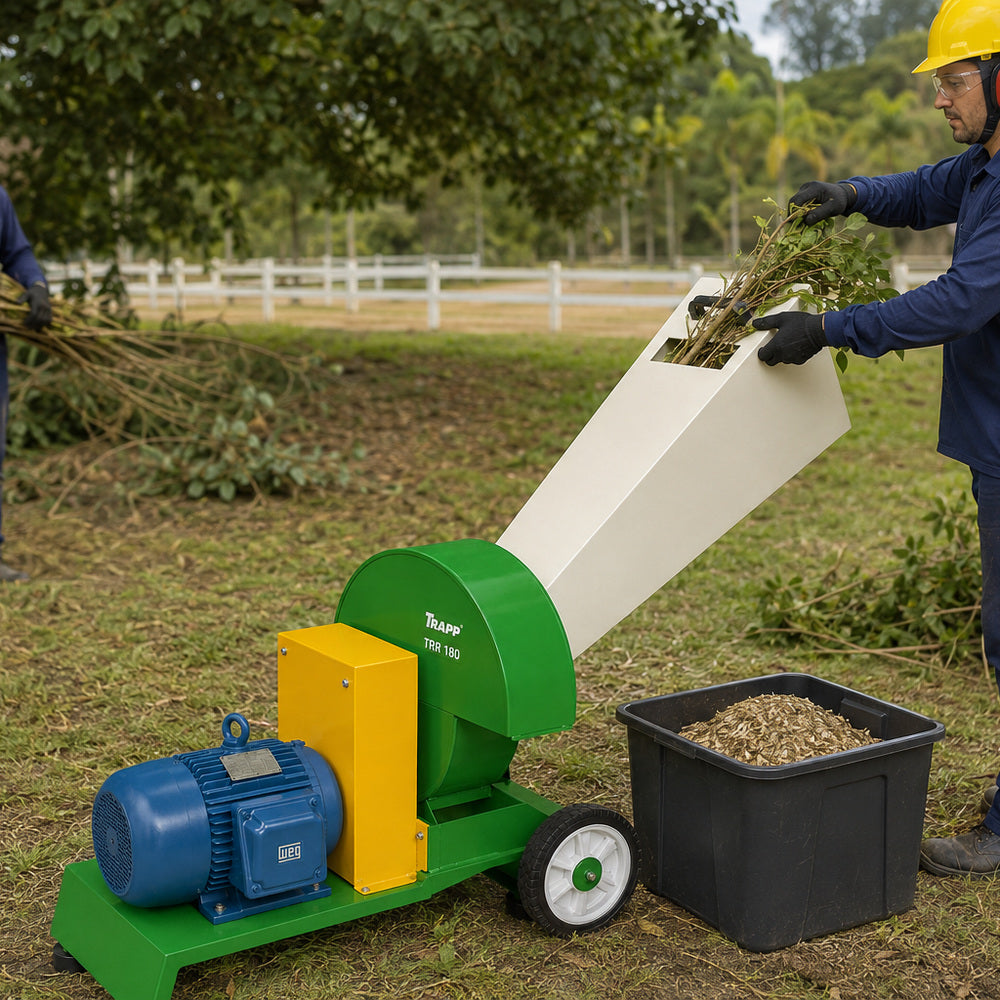Trapp Brazil Organic Shredder, 3 Phase Motor 7.5CV, 50Hz (TRR-180)