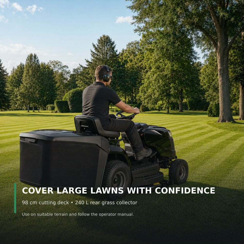 Alpina Lawn Tractor AT4-98 HA, ST450 Eng. 432cc