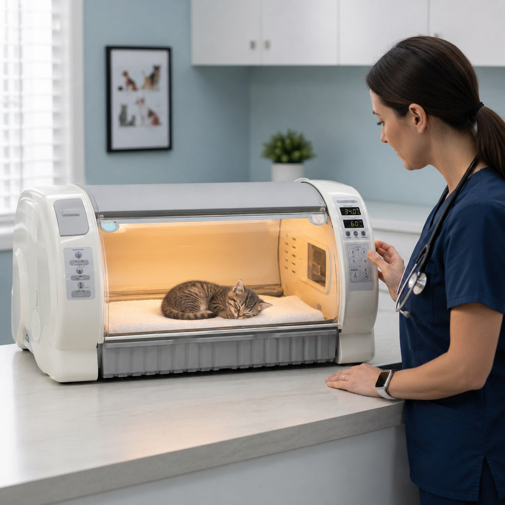 Cradle Brooder 90 (MX-B90N) – 4th Generation Pet & Bird Incubator with Automatic Temperature and Humidity Control and Large FND Display.