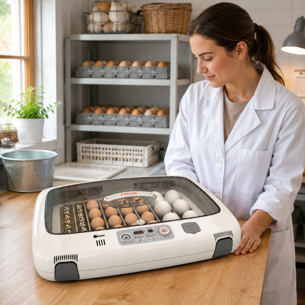 Rcom Full Automatic Egg Incubator, Poultry Hatcher, MX-50 DO (Made in Korea)