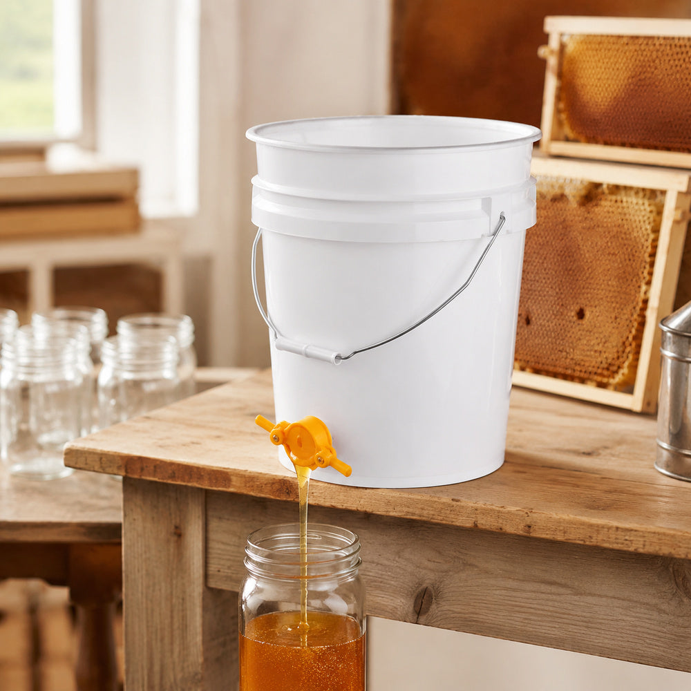 Beehive Flow Honey Tank with Gate Valve (Capacity 25L)