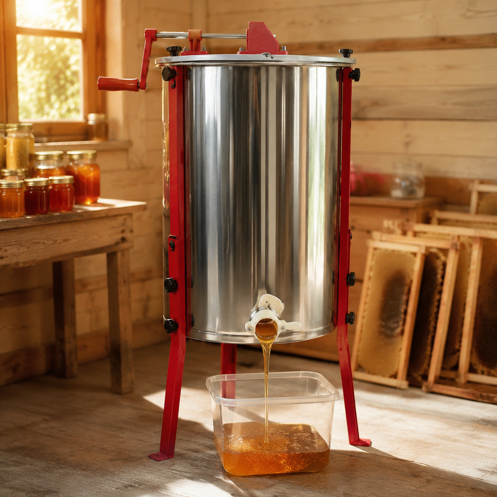 Beehive Flow 4 Frames Manual Honey Extractor (EX-03A)