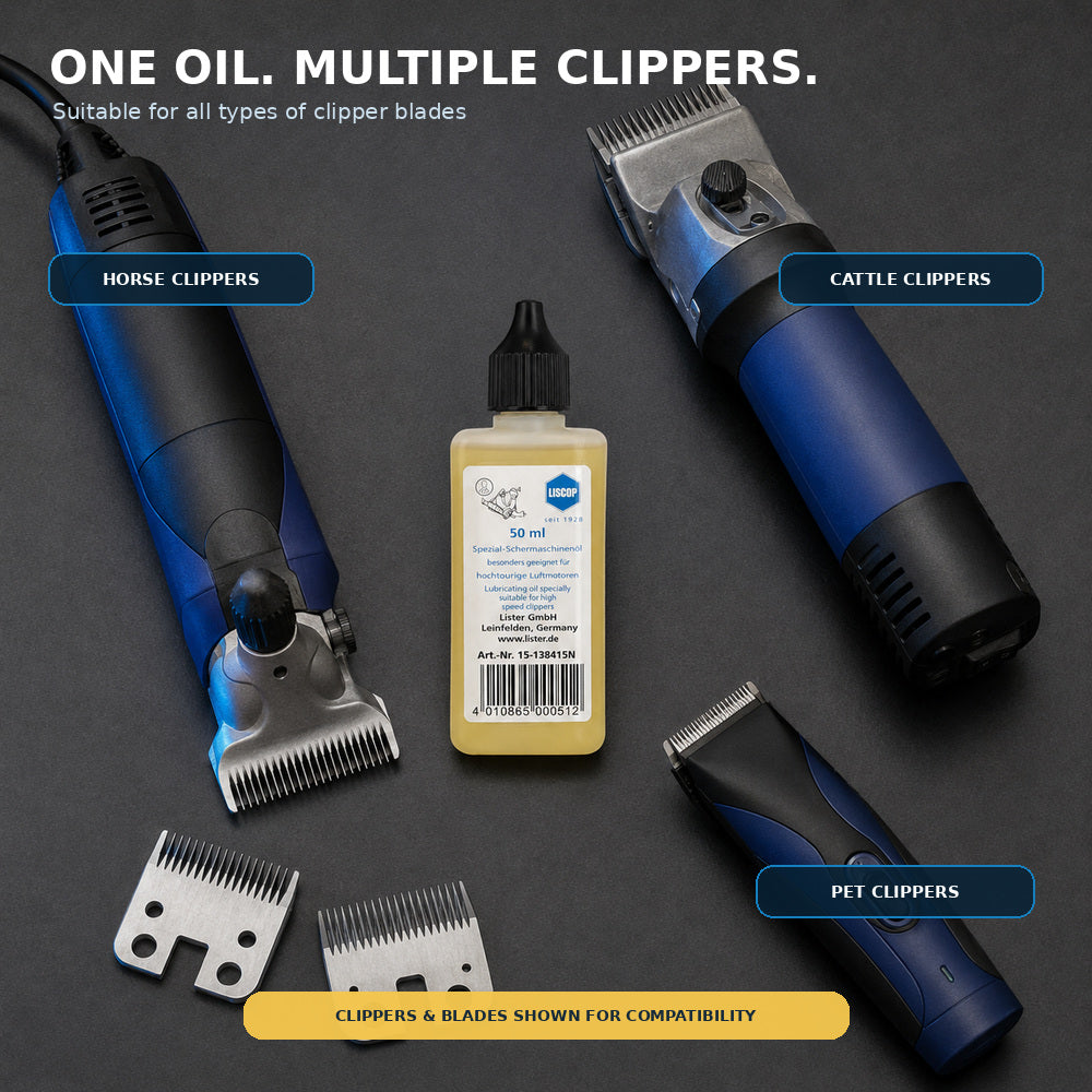 Liscop Clipper Oil Bottle, 50 ml (Made in Germany)