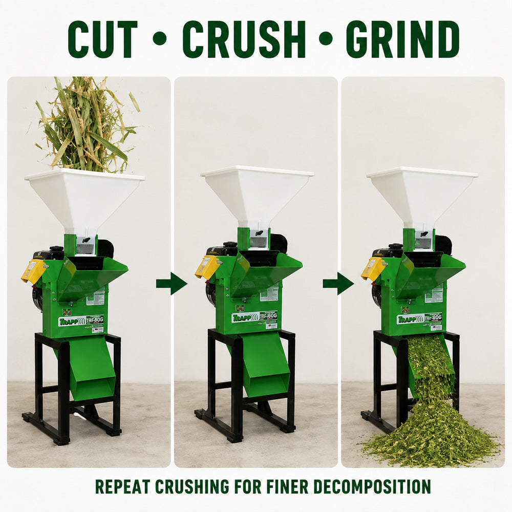 Trapp Brazil Foliage Shredder 4HP Lifan Engine (TRF-80G)